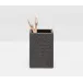 Hawen Black Brush Holder 3"L x 3"W x 4.5"H