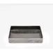 Humbolt Black Nickel Soap Dish Rectangular Straight Ridged Metal