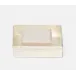 Humbolt Matte Silver Soap Dish Square Ridged Metal