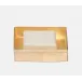 Humbolt Shiny Brass Soap Dish Square Ridged Metal