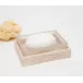 Kona Bleached Soap Dish Rectangular Straight Rattan