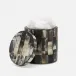 Lark Dark Bath Canister 4"L x 4"W x 4.5"H