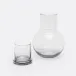 Lausanne Round Carafe Light Gray Hand Blown Glass