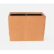 Lorient Aged Camel Wastebasket Rectangular: 16"L x 10"W x 12.5"H