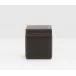 Lorient Charcoal Canister Square Straight Full-Grain Leather