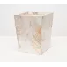 Lugano Kabibe Wastebasket Square: 8.5"L x 8.5"W x 11"H