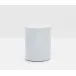 Manchester Cloud Gray Bath Canister Small: 3"D x 4"H
