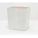 Manchester Ivory Wastebasket Rectangular Tapered Realistic Faux Shagreen