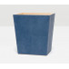 Manchester Navy Wastebasket Rectangular: 10"L x 8"W x 11"H