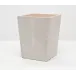 Manchester Sand Wastebasket Square Tapered Realistic Faux Shagreen