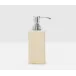 Maranello Beige/White Soap Pump Square Straight Abaca/Resin