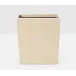 Maranello Beige/White Wastebasket Rectangular Tapered Abaca/Resin