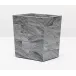 Milan Gray Wastebasket Rectangular Tapered Romblon Stone