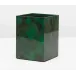 Palm Beach Emerald Wastebasket Square Straight Shell