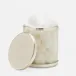 Pomaria Brushed Silver Bath Canister Large: 4.5"D x 4.5"H