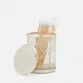 Pomaria Brushed Silver Bath Canister Small: 3.5"D x 4.5"H