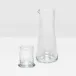 Salford Clear Round Carafe Handblown Glass