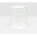 Solin White Wastebasket Round Lacquer Resin