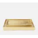 Tiset #Dnr# Trays, Set Of 2 Rs Gold Etched Stainless Steel