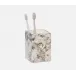 Tramore Natural Laminated Brush Holder 3"L x 3.5"W x 4.5"H
