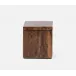 Varadero Dark Stain Canister Square Straight Banana Leaf