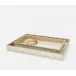 Waterford Gray Strips Trays 13"L x 10"W x 1.5"H, Set of 2