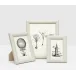 Eton Light Gray Picture Frame Full-Grain Leather