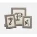 Kemi Light Gray Cotton Juate Picture Frames