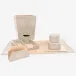 Crosby Sand Faux Realistic Faux Shagreen Desk Accessories