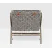 Hemley Gray Magazine Rack Woven Seagrass