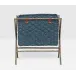 Hemley Navy Magazine Rack Woven Seagrass