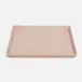 Marcel Dusty Rose Tray Large Square Full-Grain Leather