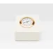 Marle Snow Square Clock Realistic Faux Shagreen