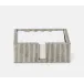 Bandar Brown Candy Striped, Luncheon Napkin Tray, Hair-On-Hide, Pack of 2