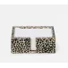 Bandar Cheetah Print, Luncheon Napkin Tray, Hair-On-Hide, Pack of 2