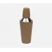 Witney Oat Brown Ostrich, Cocktail Shaker, Full-Grain Leather