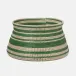 Arley Green/Natural Basket Basket: 16"D x 10"H