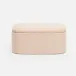 Dozza Dusty Rose Accent Box Small Full-Grain Leather Pack/2