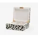 Malmo Dalmation Print Jewelry Box Medium Hair-On Hide