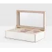 Rennes Snow Jewelry Box Large Realistic Faux Shagreen