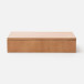 Selby Aged Camel Box Large: 13"L x 6.5"W x 2.5"H