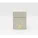 Aira Light Gray Card Box Set Standard Full-Grain Leather