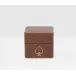 Aira Tobacco Card Box Set Miniature Full-Grain Leather