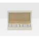 Lecco Light Gray Card Box Full-Grain Leather