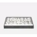 Treviso Cool Gray Realistic Faux Shagreen Domino Box Set