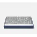 Treviso Navy Realistic Faux Shagreen Domino Box Set