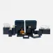 Arles Navy Faux Horn Bath Accessories
