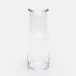 Faro Cylinder Carafe Clear Hand Blown Glass