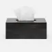 Arles Dark Tissue Box Rectangular Straight Faux Horn