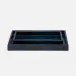 Arles Navy Nested Trays Rectangular Straight Faux Horn, Set Of 2